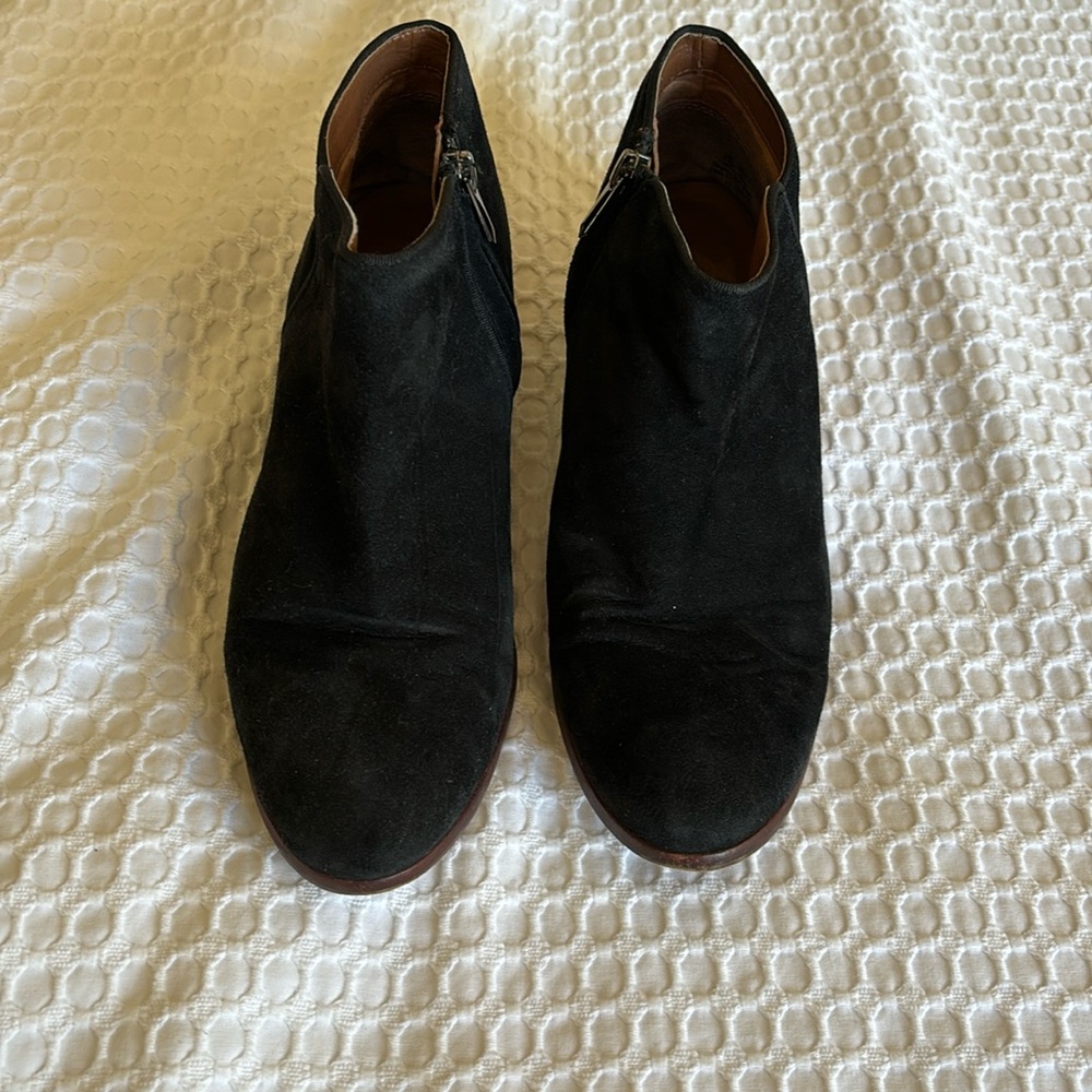 Black ankle booties